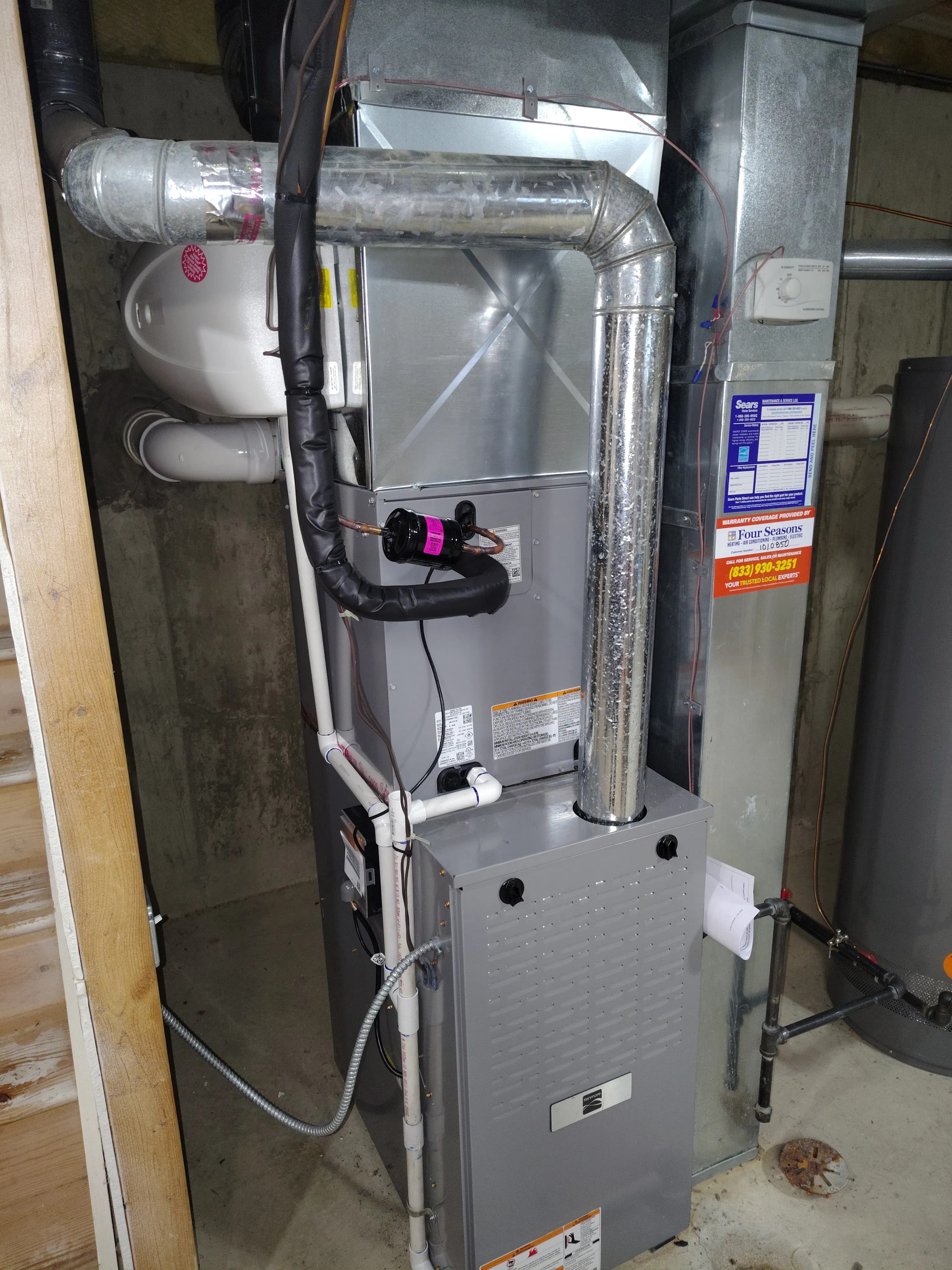 Project New Furnace and Condenser Replacement Done Right image