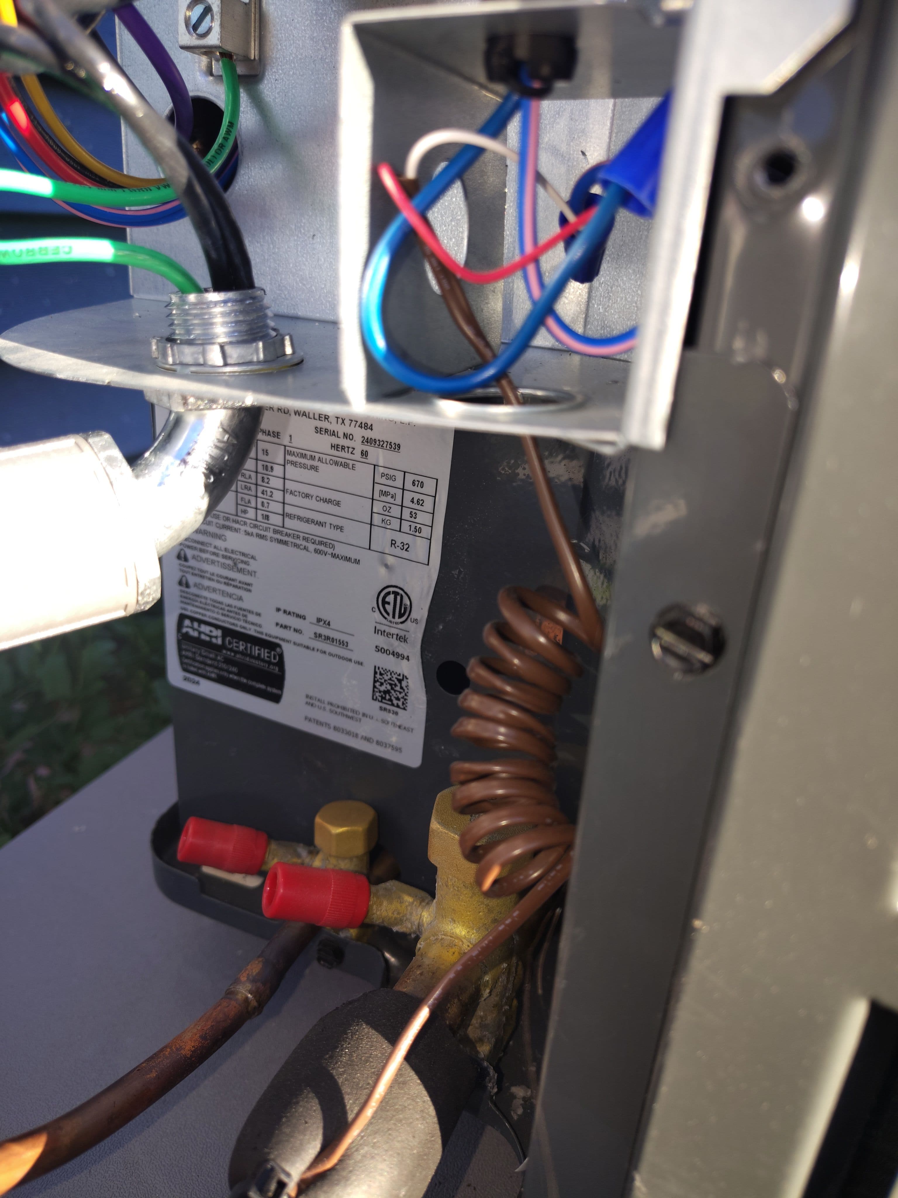 Project New Goodman AC Install With Clean Electrical Finish Work image