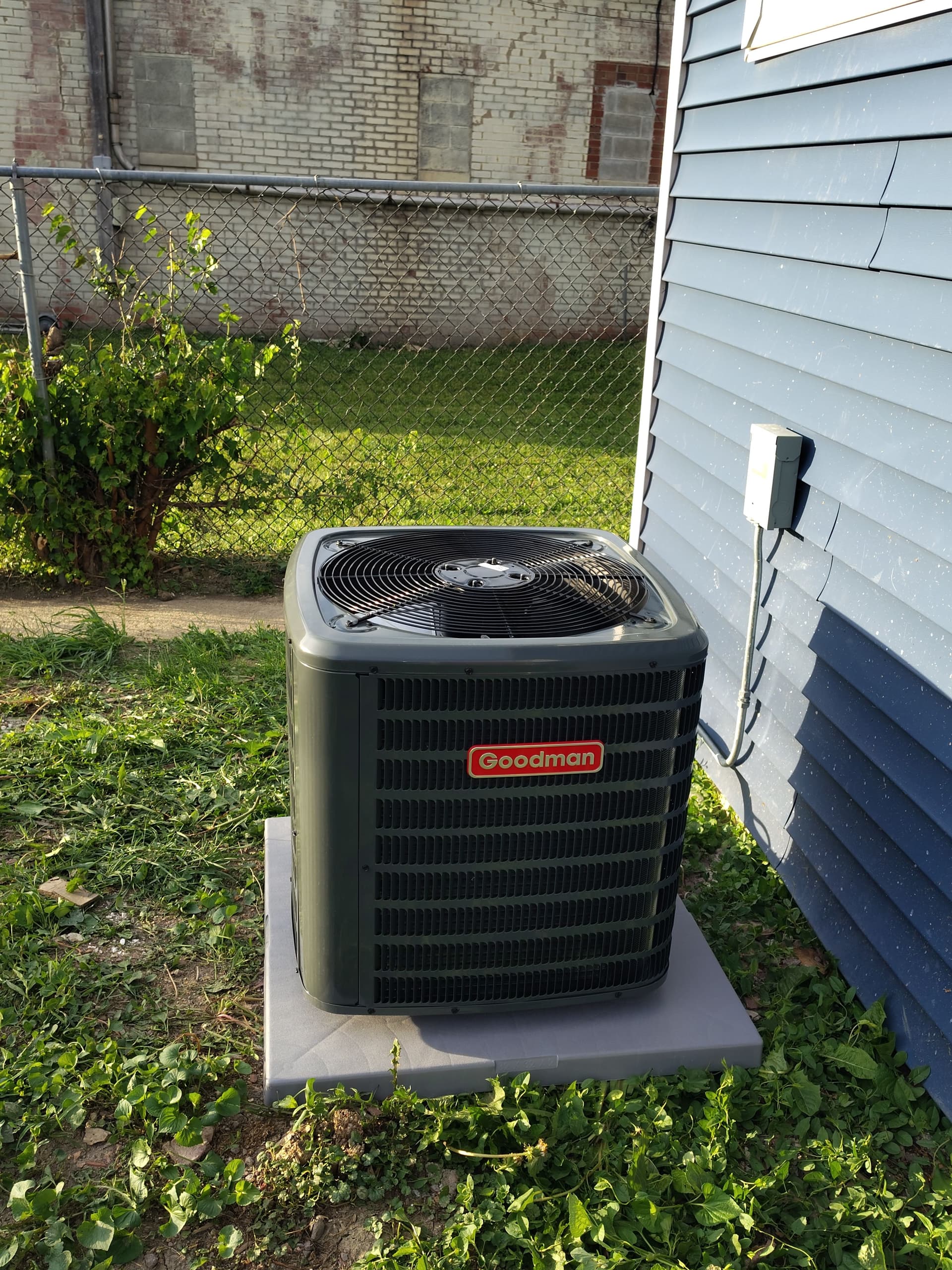 New Goodman AC Install With Clean Electrical Finish Work