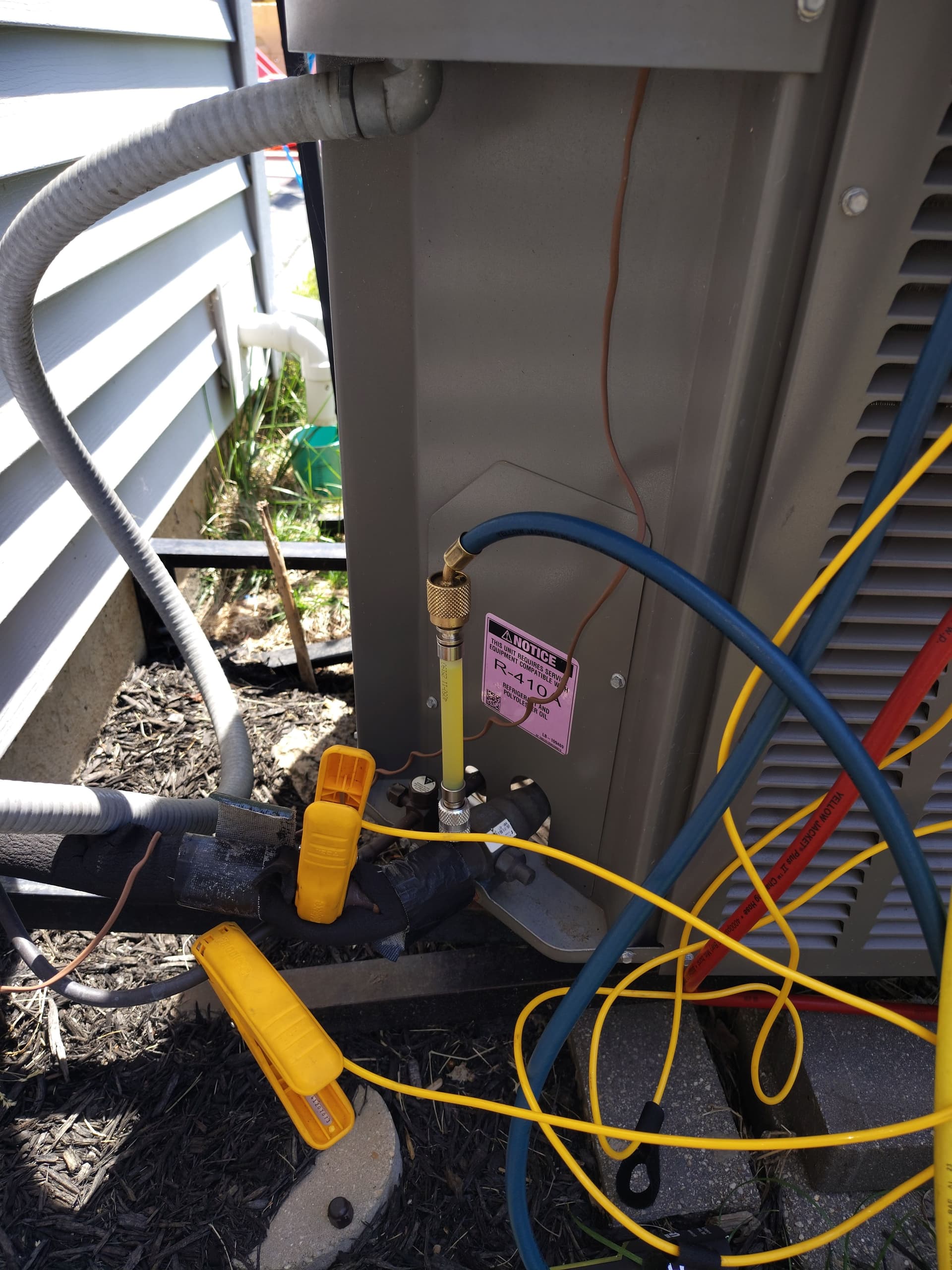 Goodman R32 Fan Coil Install With New Line Set and Condenser image