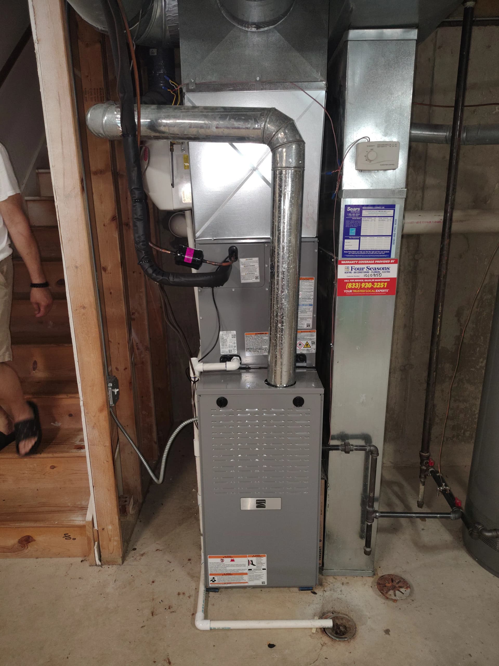 Gallery photos for New Furnace and Condenser Replacement Done Right: Image #3