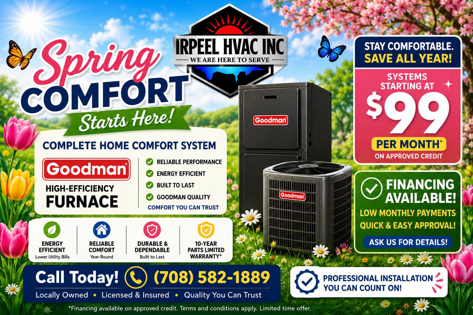 Spring HVAC Season Is Here and We Are Ready image