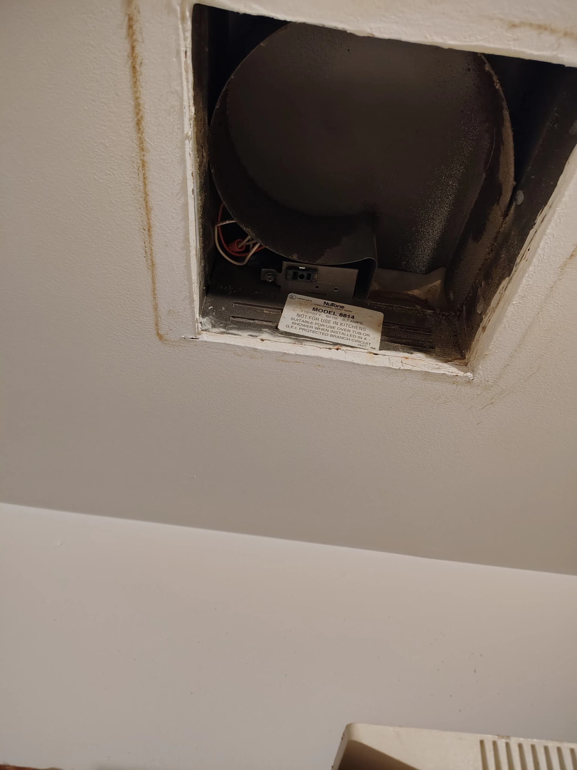 Gallery photos for Bathroom Fan Swap Done Right - Small Job, Full Effort: Image #1