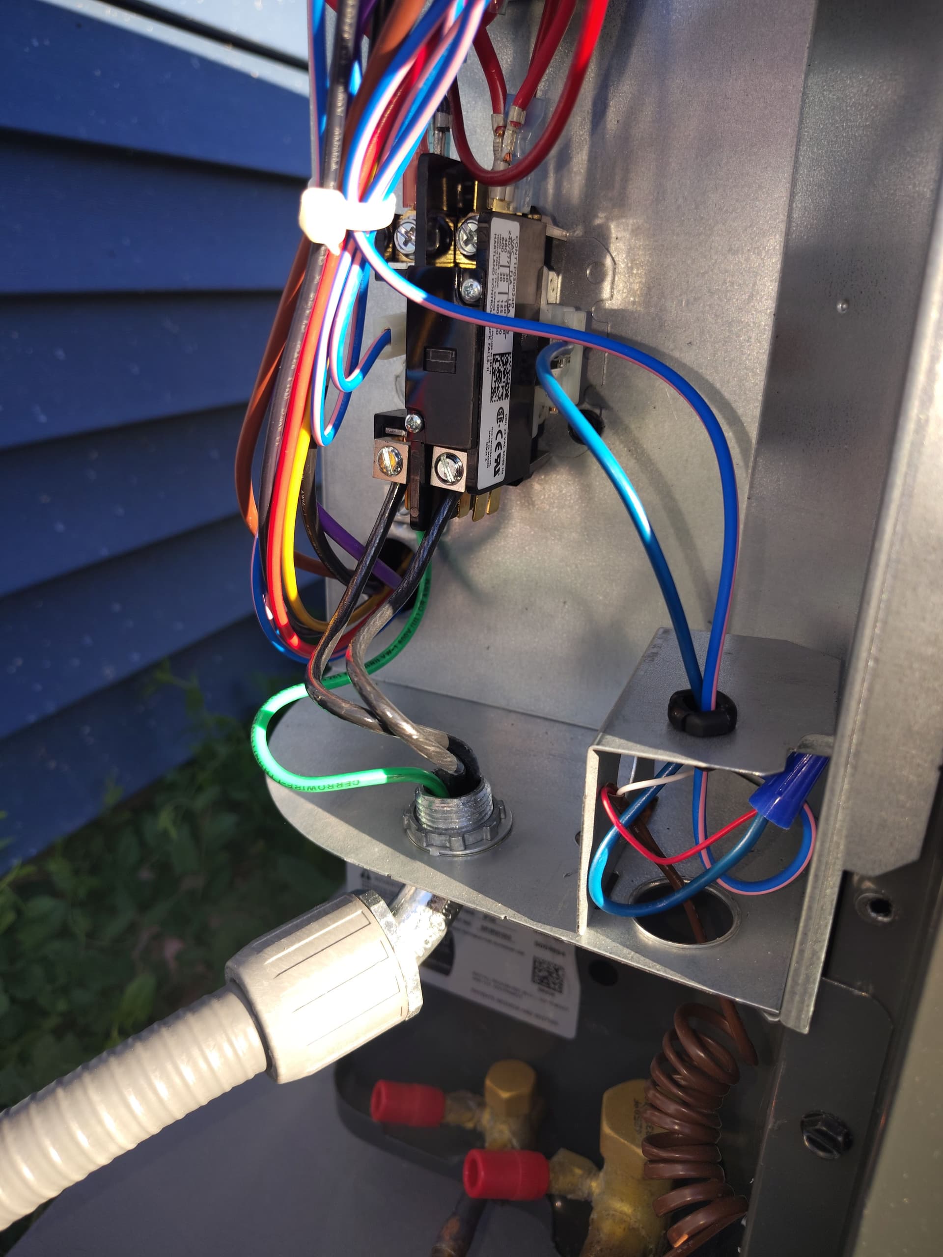 New Goodman AC Install With Clean Electrical Finish Work