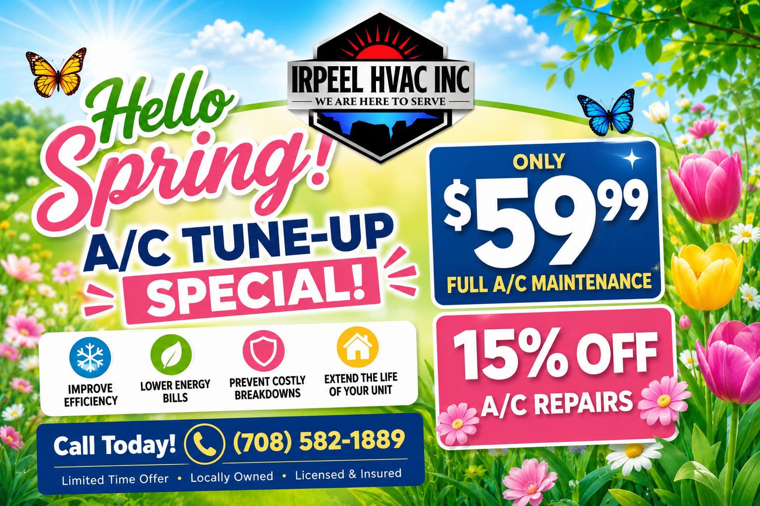 Project Spring A/C Tune-Up Special Plus Condenser Motor Replacement image