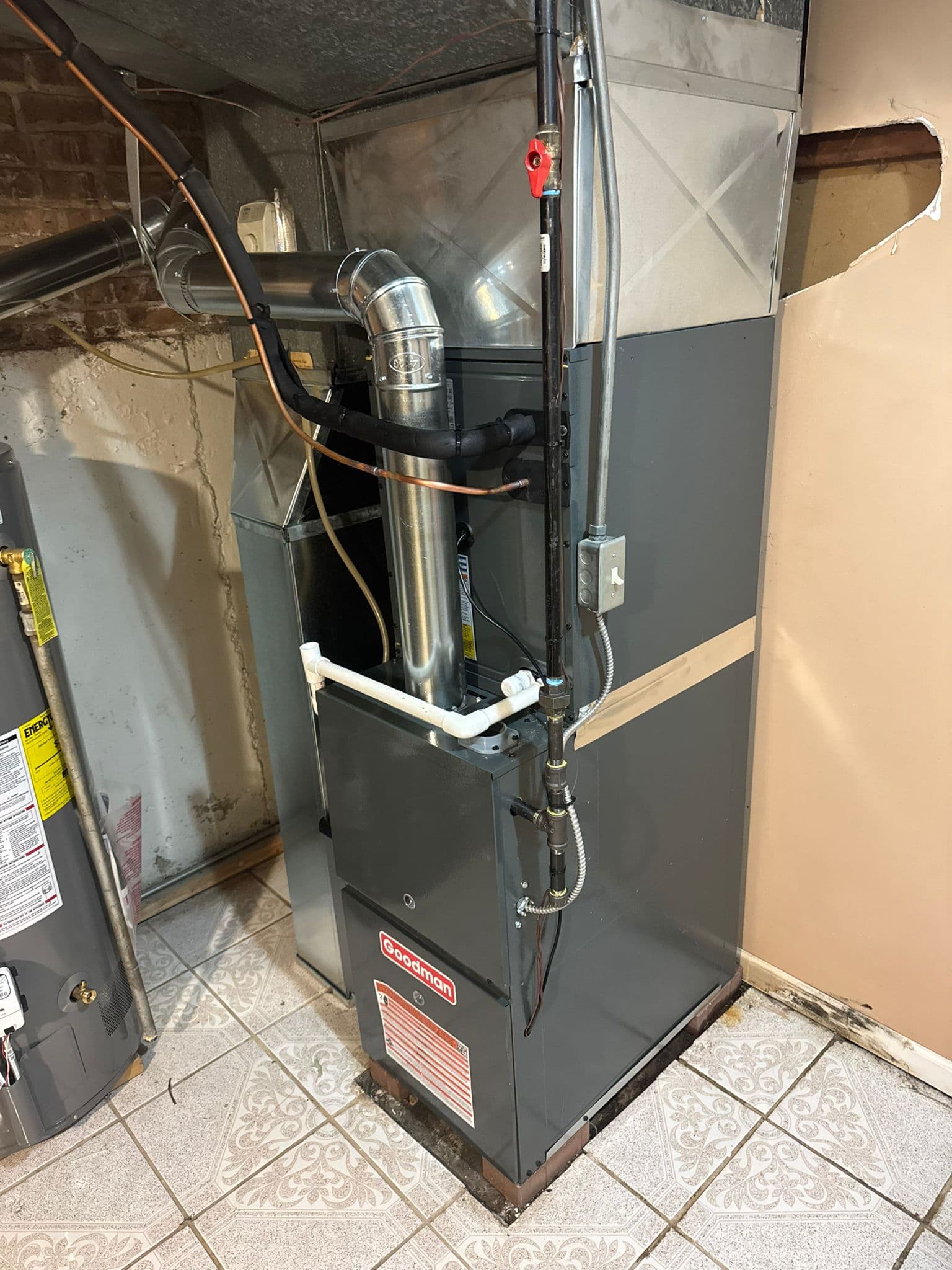 New Goodman Furnace and AC Condenser Install Completed image
