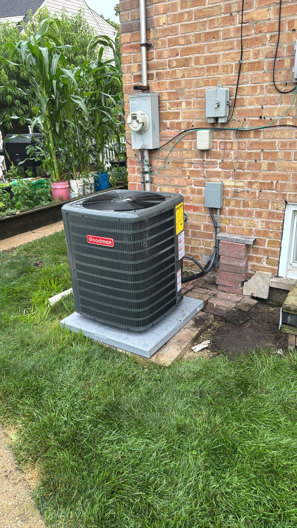 Gallery photos for New Goodman Furnace and AC Condenser Install Completed: Image #1
