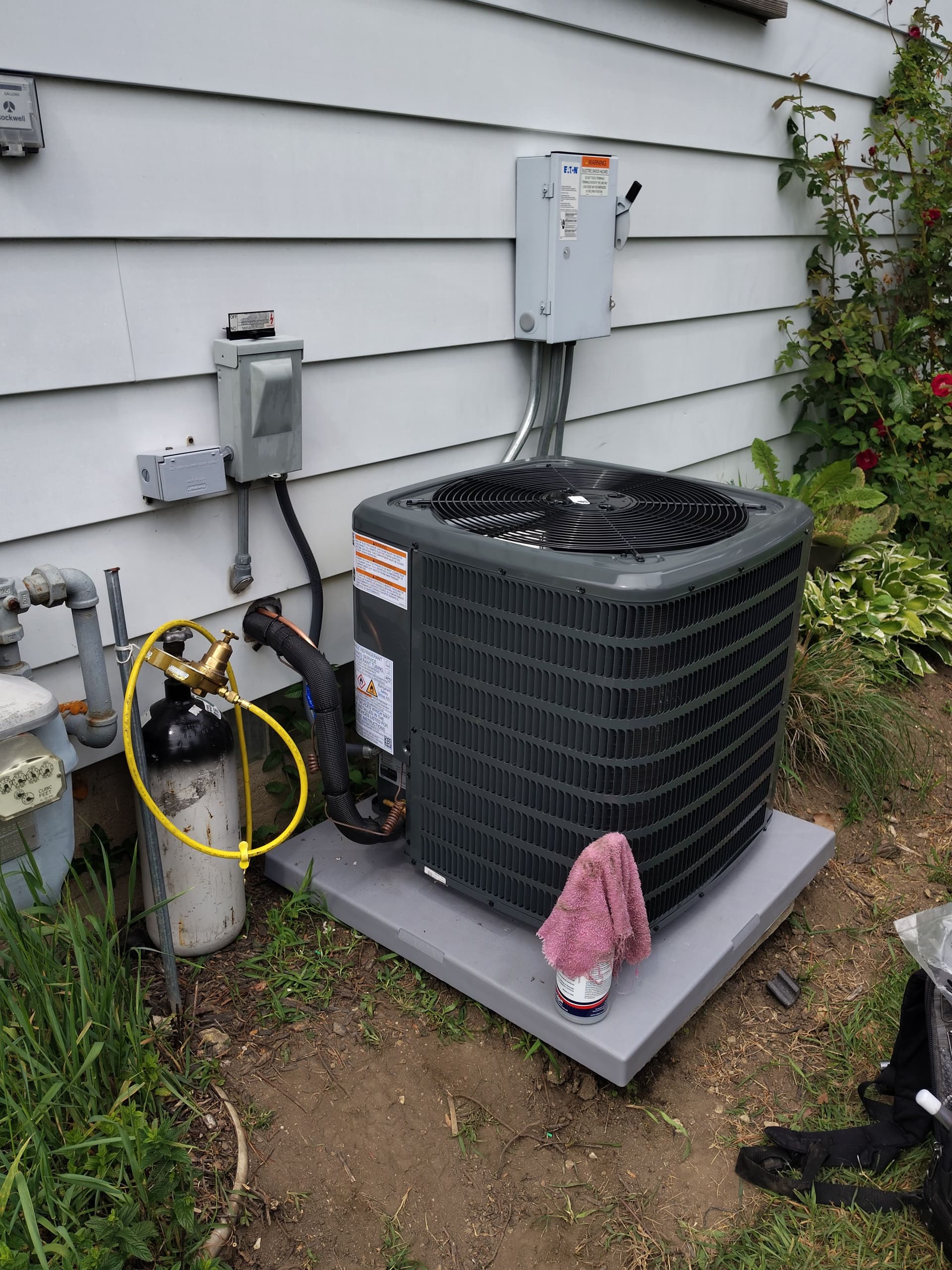 2-Ton A/C Condenser and Coil Swap with New Line Set image